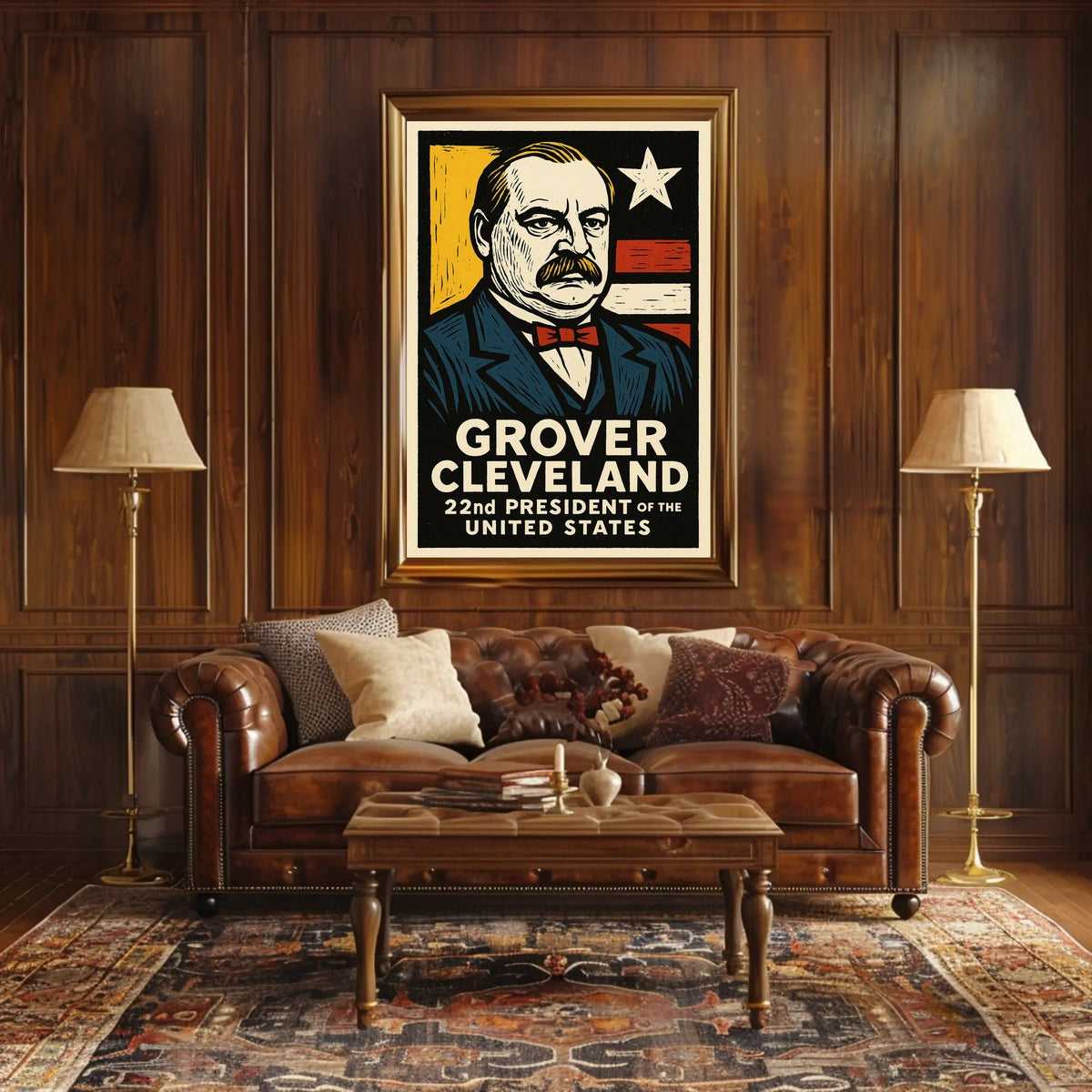 Grover Cleveland 22nd President Poster