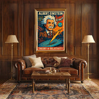 Albert Einstein Theory Of Relativity Poster