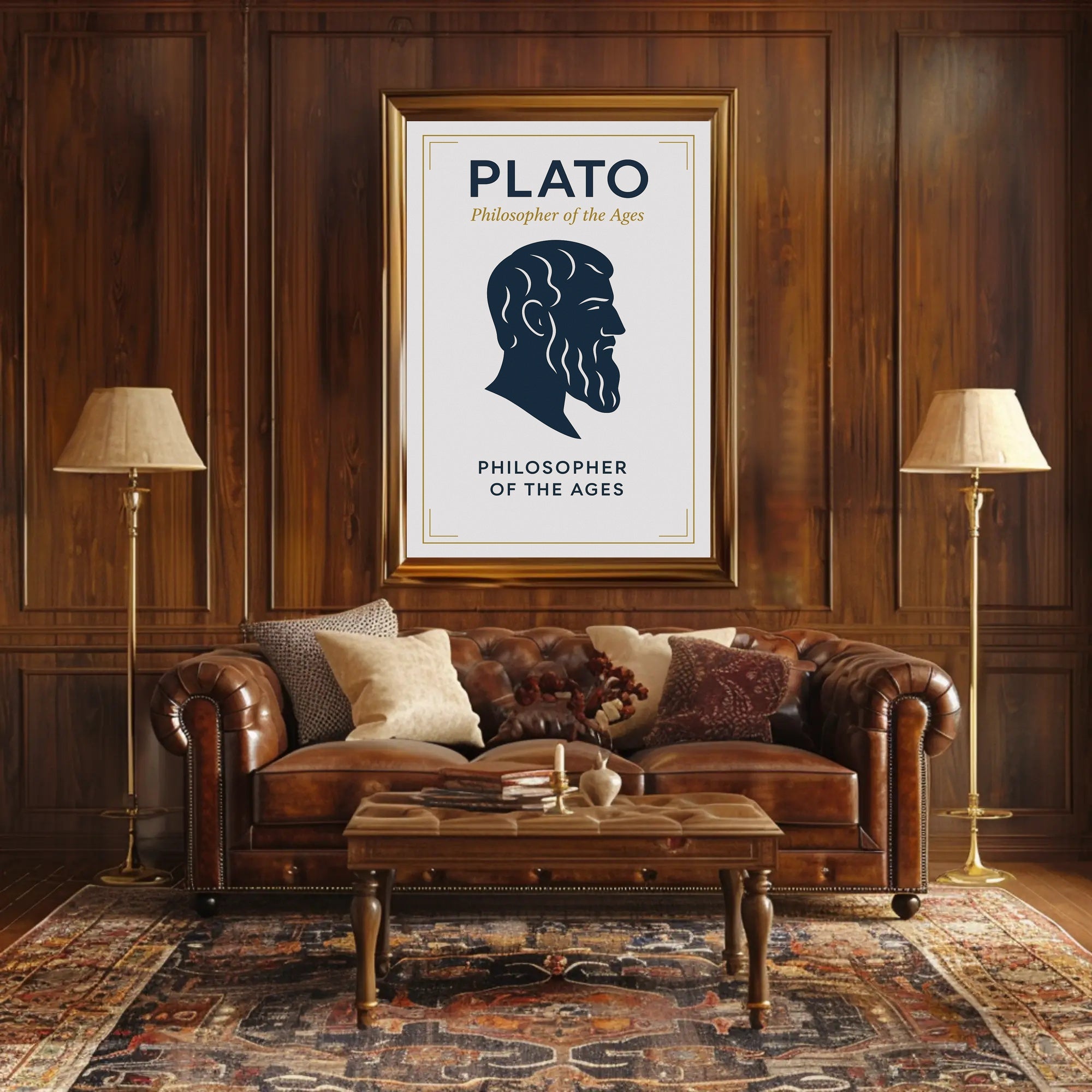 Plato Philosopher of the Ages Poster PosterGoat