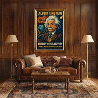 Albert Einstein Theory Of Relativity Poster