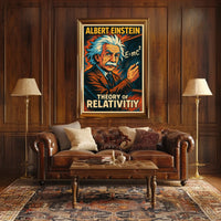Albert Einstein Theory Of Relativity Poster