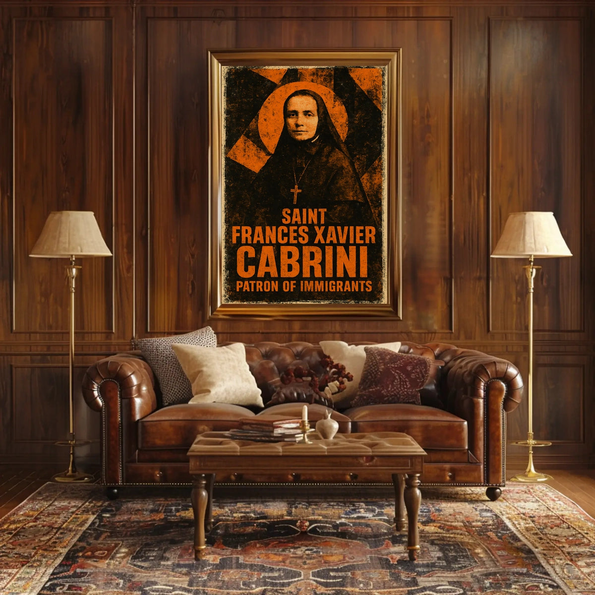 Saint Frances Xavier Cabrini Patron Of Poster