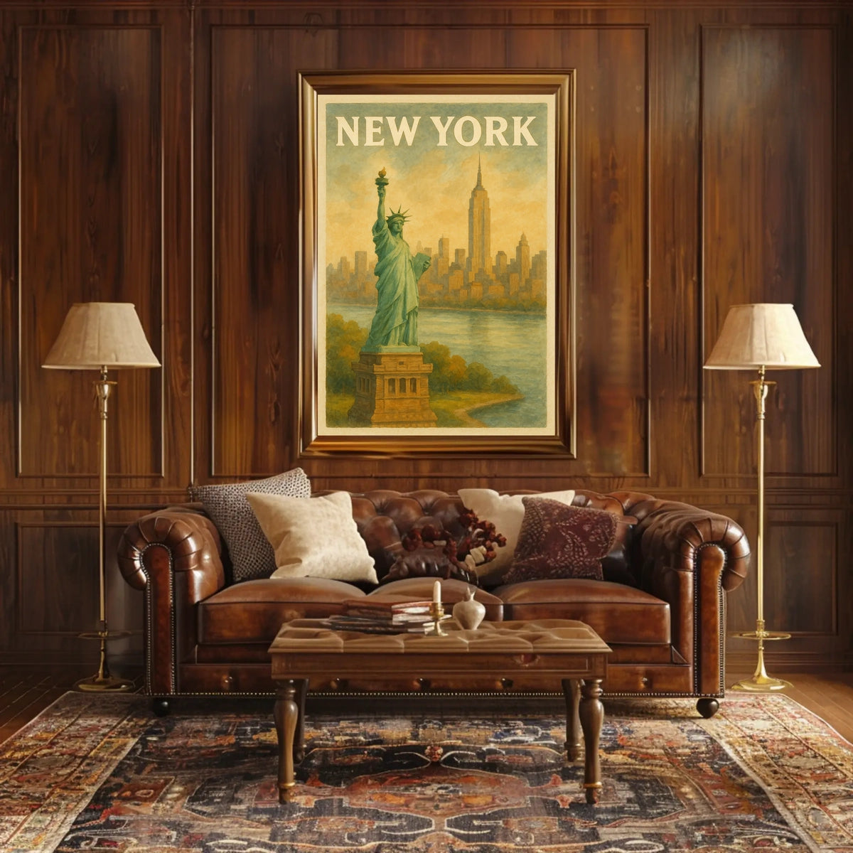 New York Cityscape Poster