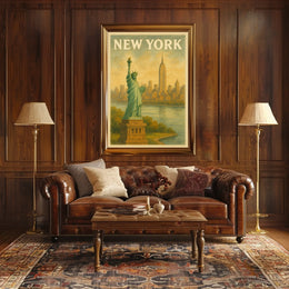 New York Cityscape Poster