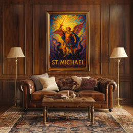 Archangel Michael Art poster
