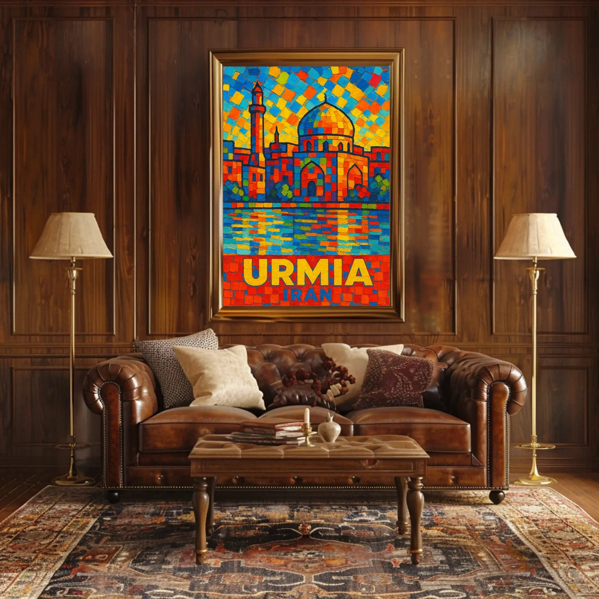 Urmia, Iran A Vibrant Mosaic Poster