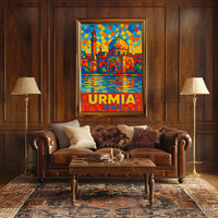 Urmia, Iran A Vibrant Mosaic Poster