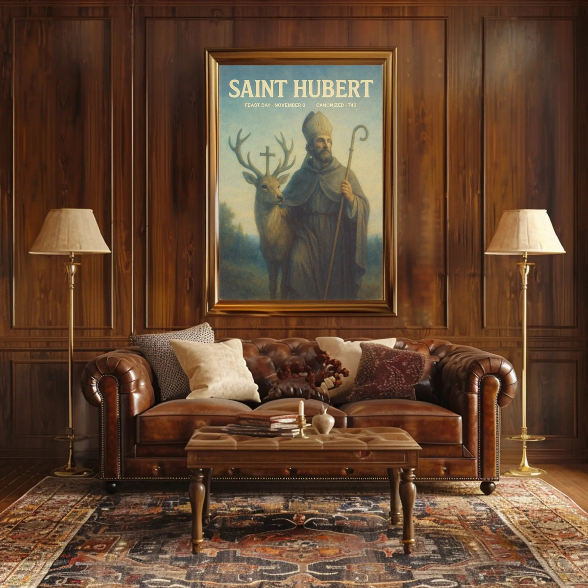 Saint Hubert Patron Saint Of Hunters Poster