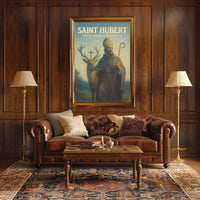 Saint Hubert Patron Saint Of Hunters Poster