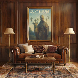 Saint Hubert Patron Saint Of Hunters Poster