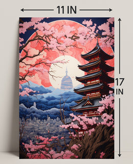 Cherry Blossom Serenity Poster