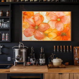 Vibrant Floral Art Poster