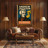 Andrew Jackson 7th President Poster