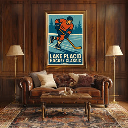 Lake Placid Hockey Classic Poster