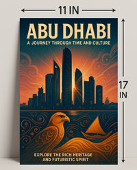 Abu Dhabi Heritage Meets Modernity Urban or Cityscape Poster