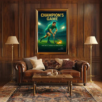 Champion's Game Sports Poster PosterGoat
