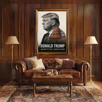 Donald Trump 47th President of the United States Reflections Poster