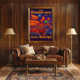 2025 Woodward Cruise Poster