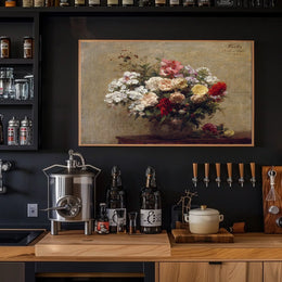 Floral Elegance Classic Still Life Artistic Poster