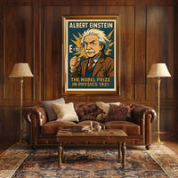 Albert Einstein Nobel Prize In Physics Poster