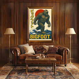Bigfoot Sighted Poster PosterGoat