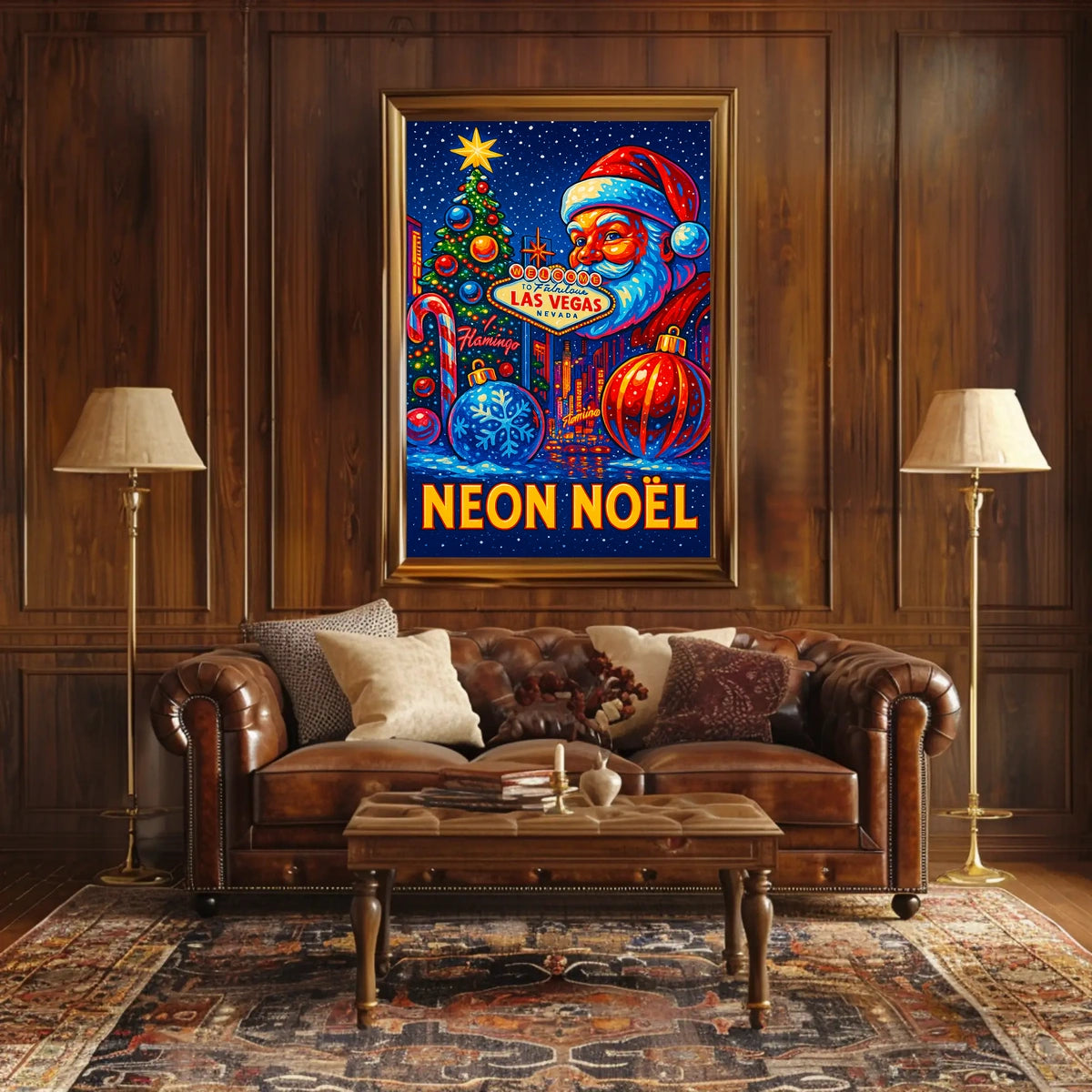 Neon Noël In Las Vegas Poster