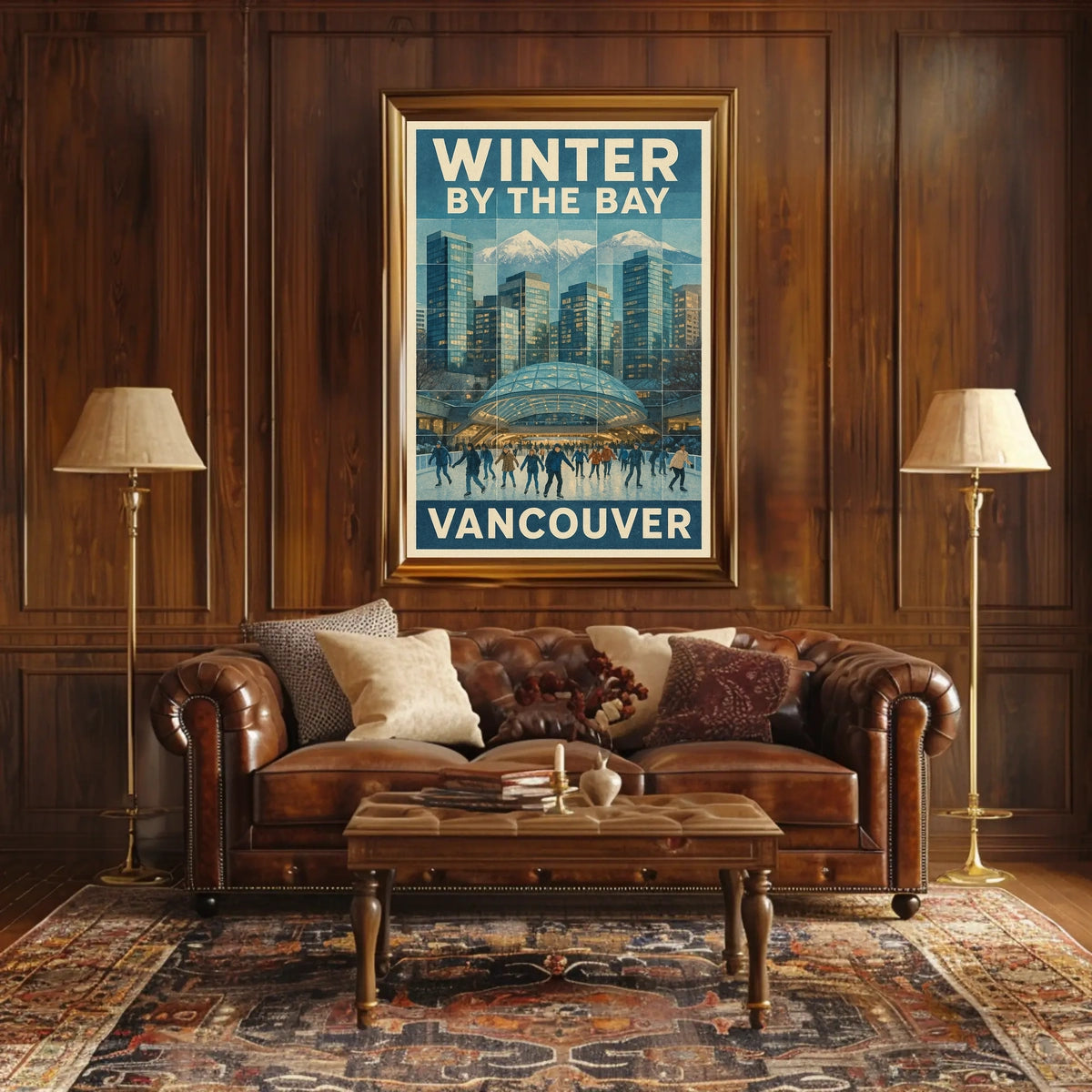 Winter By The Bay Vancouver Poster