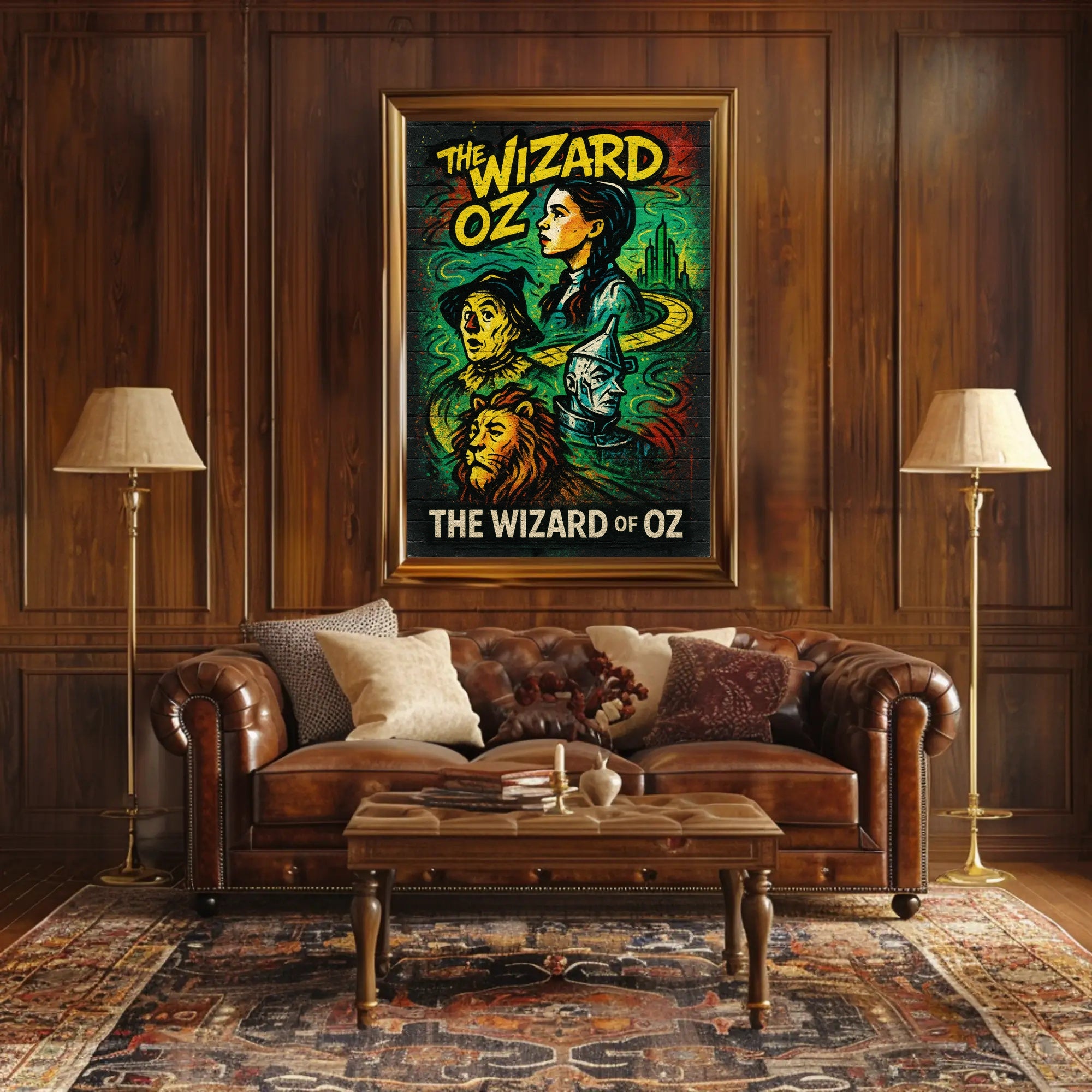 Wizard of Oz Whimsical Journey Fantasy or Mythology Poster PosterGoat
