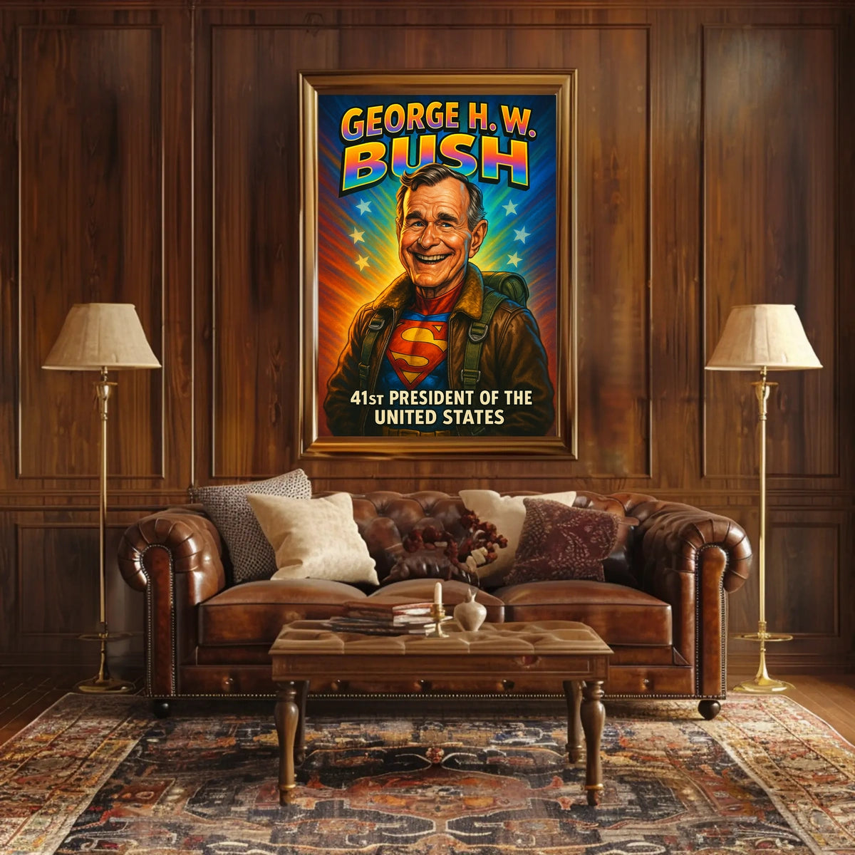 George H. W. Bush 41st President Poster