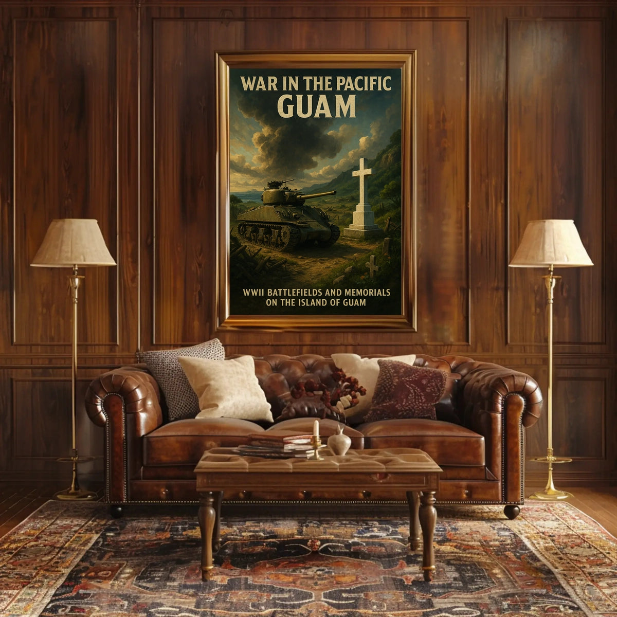 War In The Pacific Guam Poster