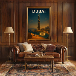 Dubai City Of Modern Marvels Modern Poster