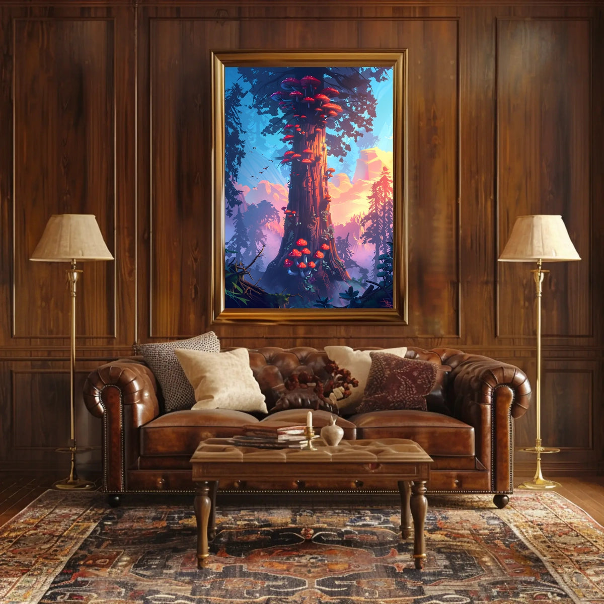 Enchanted Forest Tower Poster