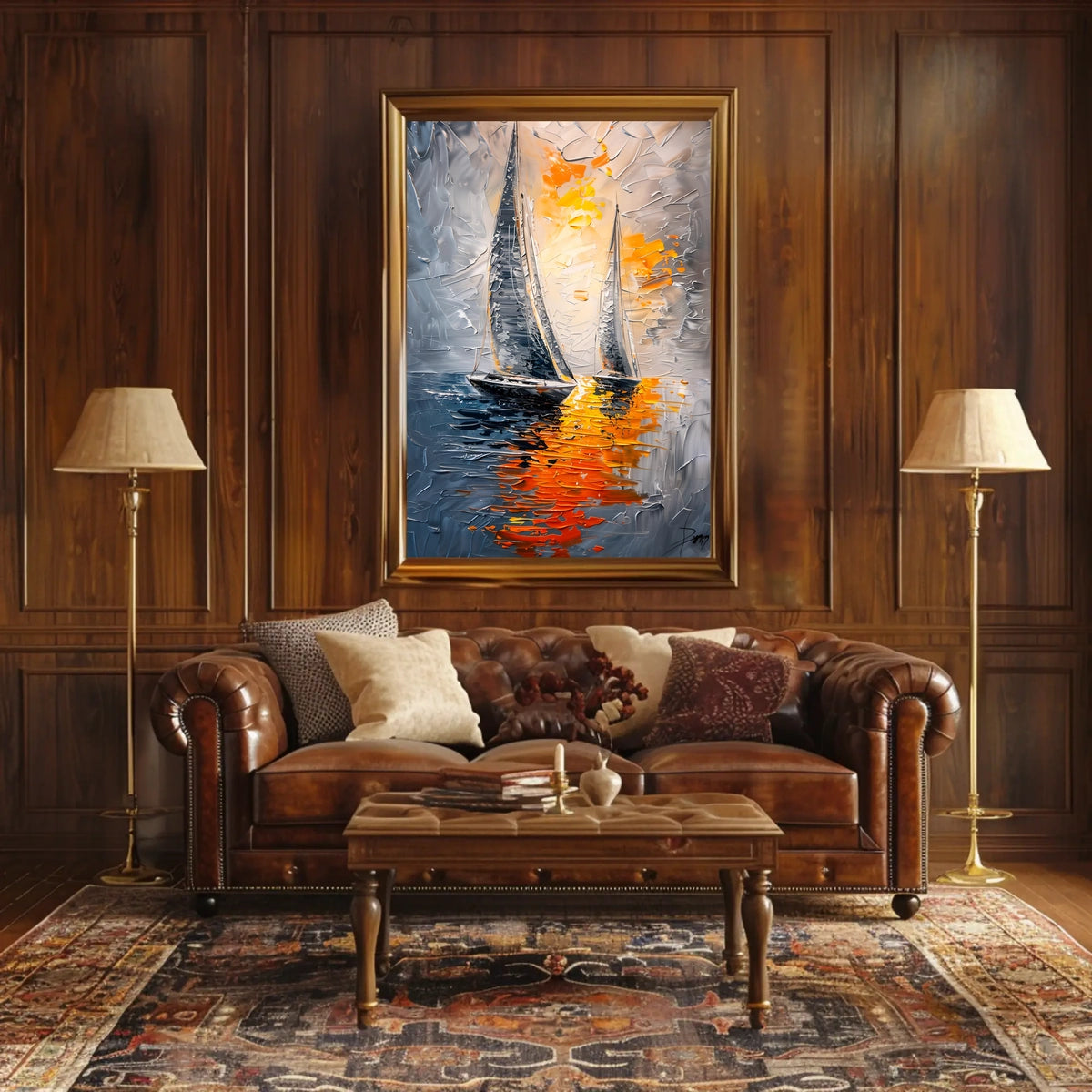 Sailing into the Sunset Poster