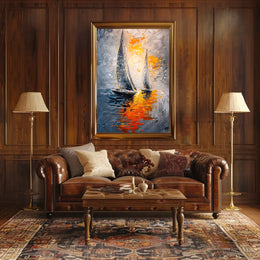 Sailing into the Sunset Poster