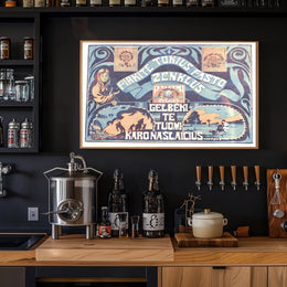 Lithuanian Postage Stamp Promotion Poster