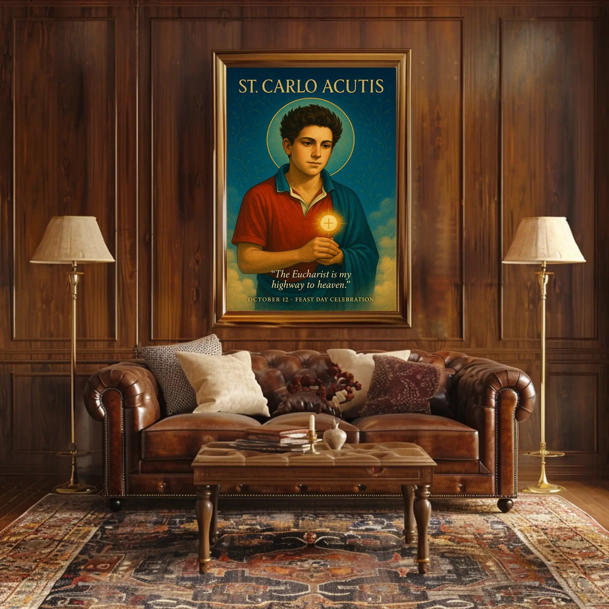 St. Carlo Acutis Feast Day Celebration Poster