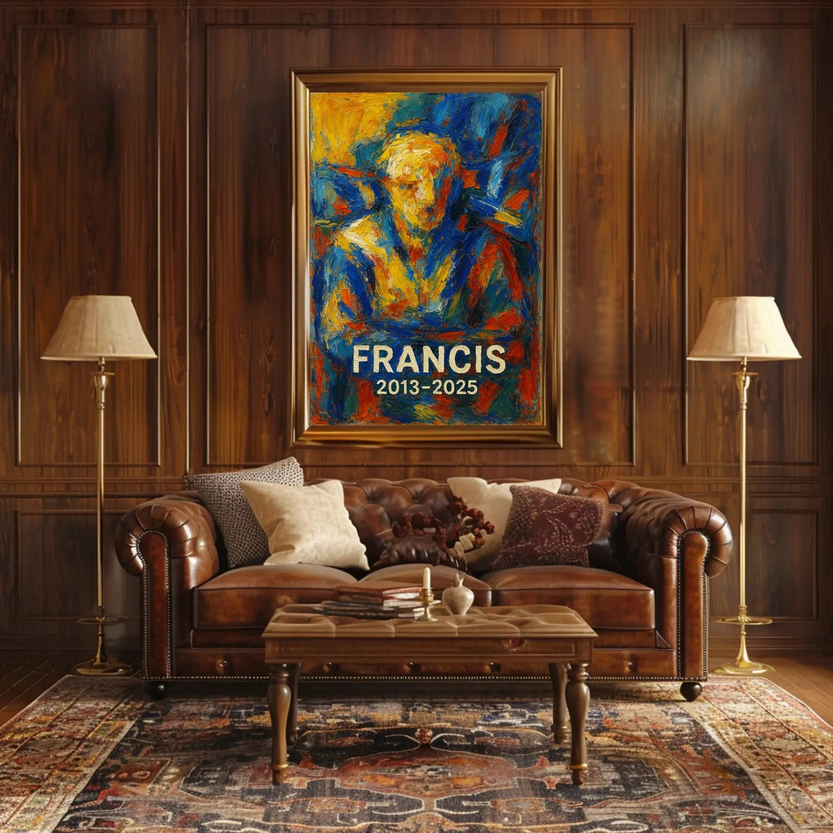 Francis A Colorful Tribute Poster