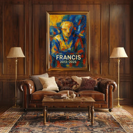 Francis A Colorful Tribute Poster