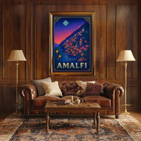 Amalfi Coast Sunset Poster