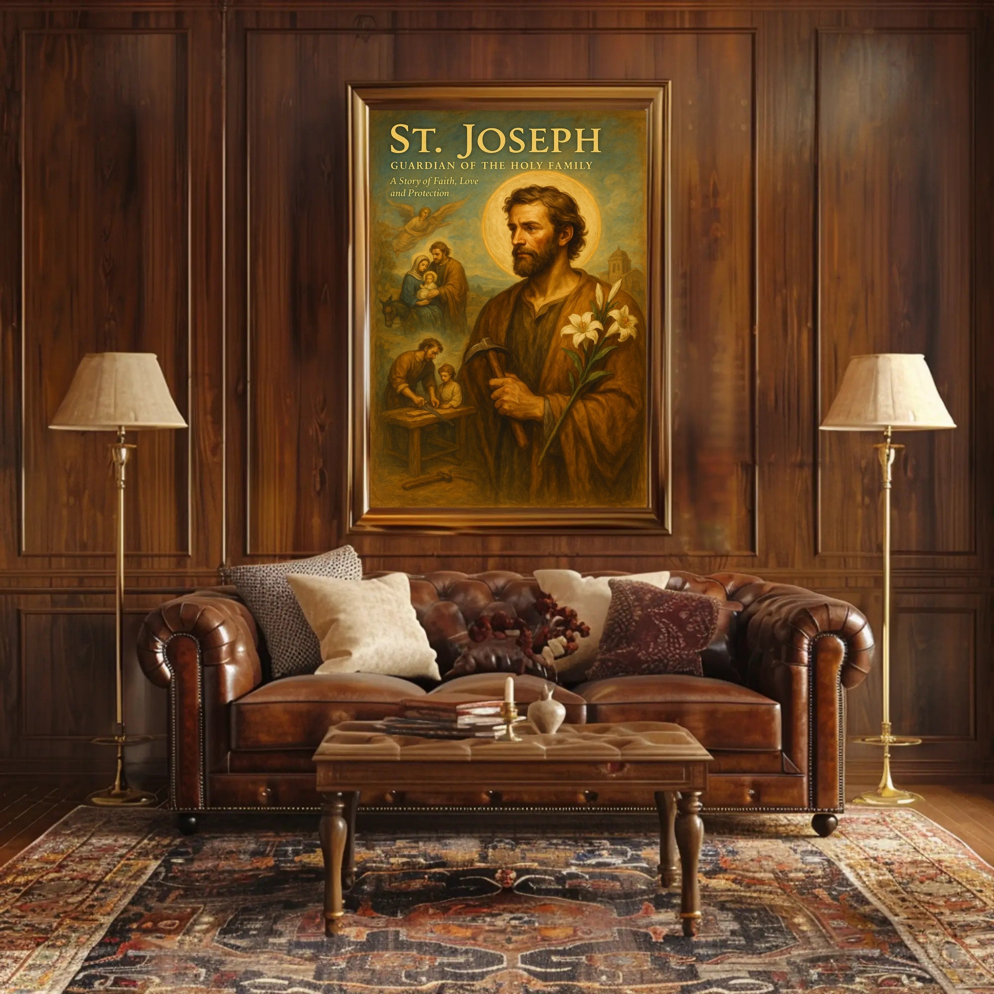 St. Joseph Guardian Of The Holy Family Poster