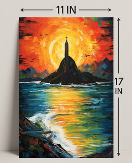 Radiant Seascape Poster