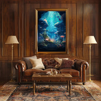 Enchanted Underwater Realm Poster
