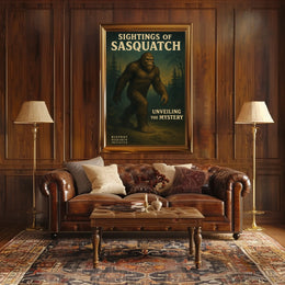 Sightings Of Sasquatch Poster