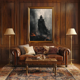 The Enigmatic Wanderer Art Print Poster for Home Decor and Travel Enthusiasts PosterGoat