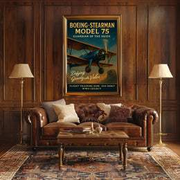 Boeing-Stearman Model 75 Guardian Of Poster