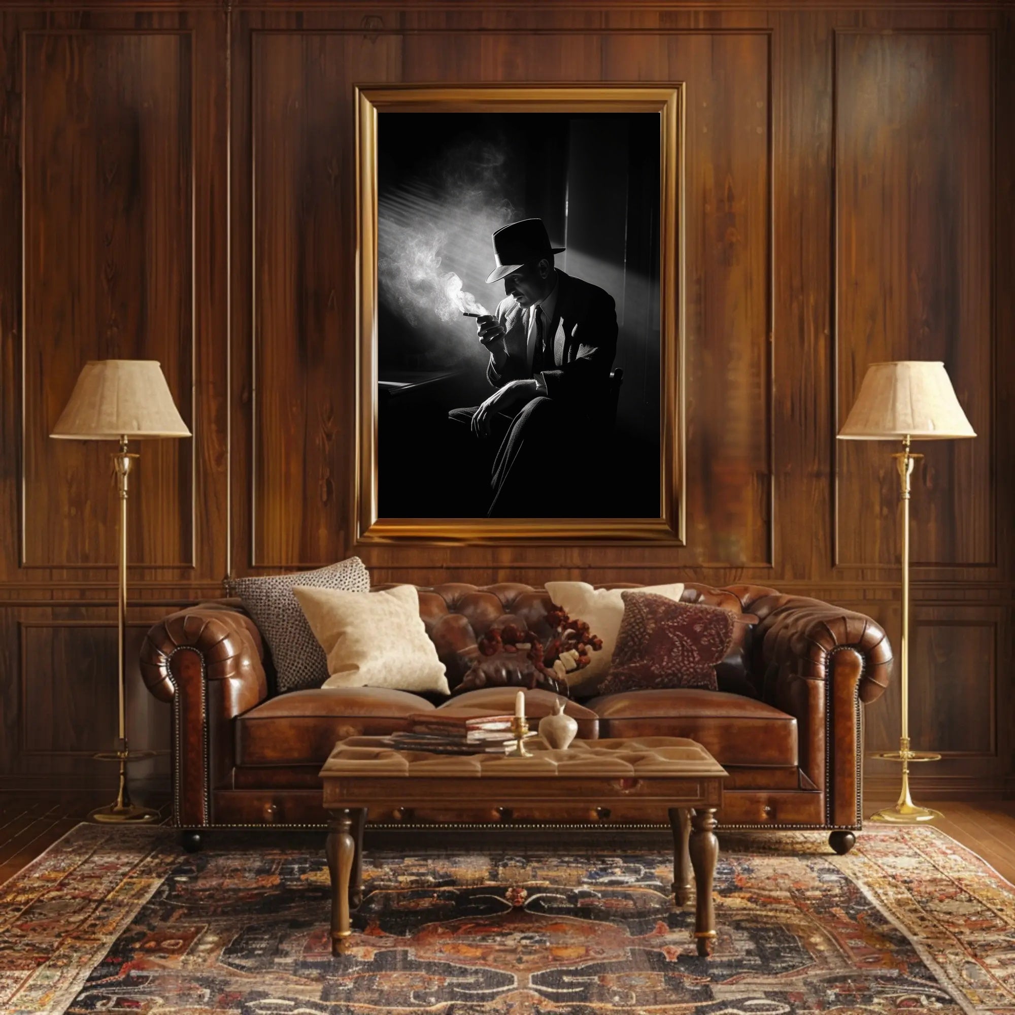 Noir Reflection Poster
