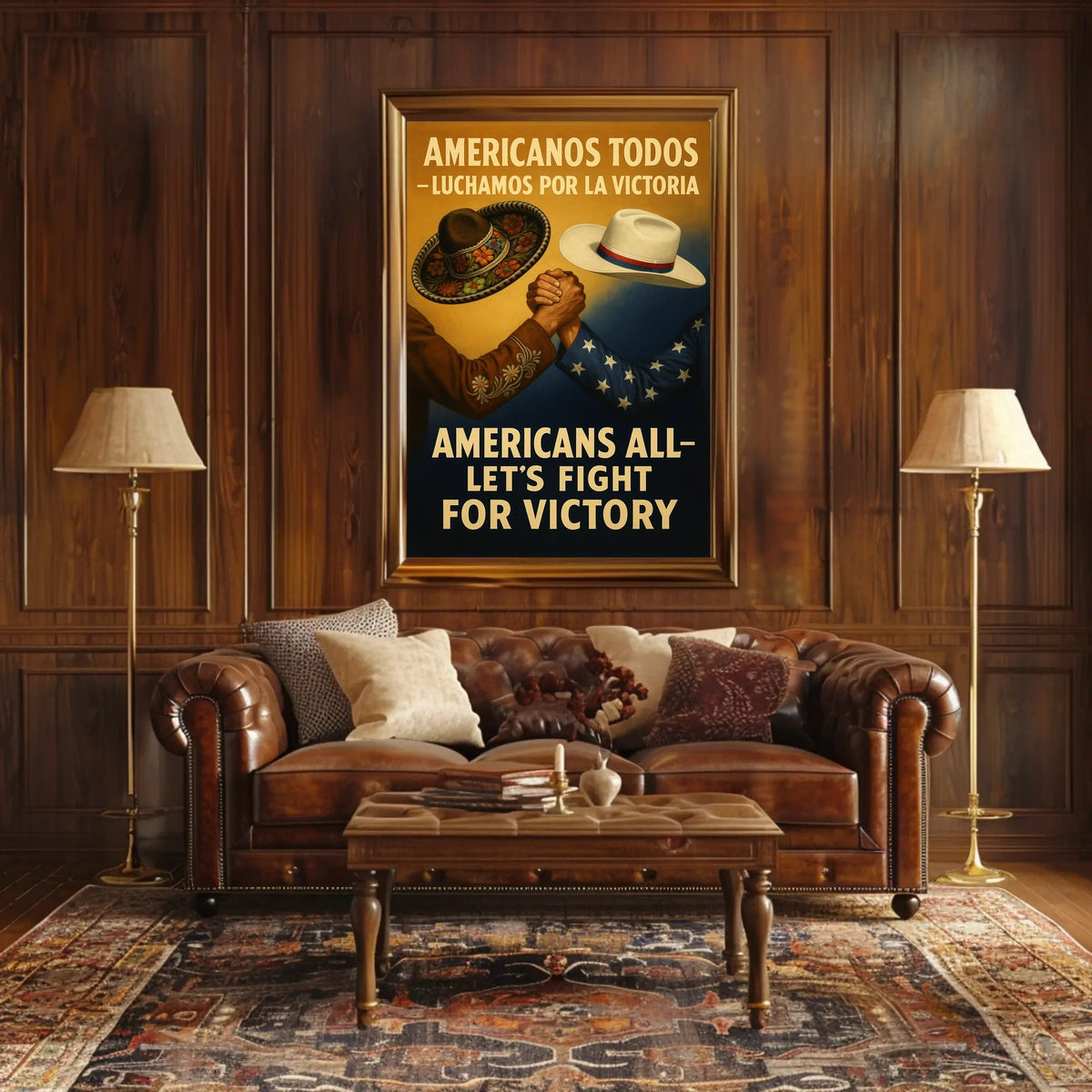 Solidarity and Cooperation Unity Patriotic Diversity Poster