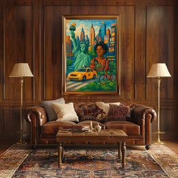Vibrant New York City Poster For Urban Art Lovers Decor