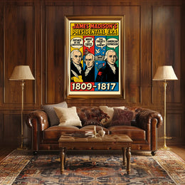 James Madison's Presidential Era Poster PosterGoat