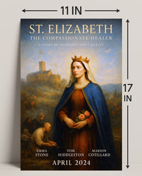 St. Elizabeth The Compassionate Healer Poster PosterGoat